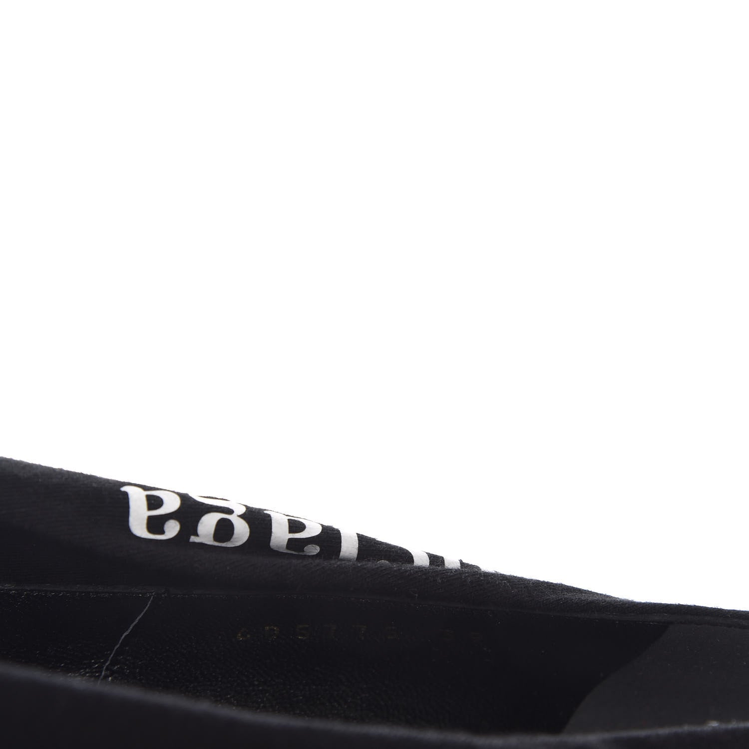 Balenciaga Jersey Crepe Political Campaign Logo Knife 115 Pointed Pumps 39 Black White Rouge 10 of 11