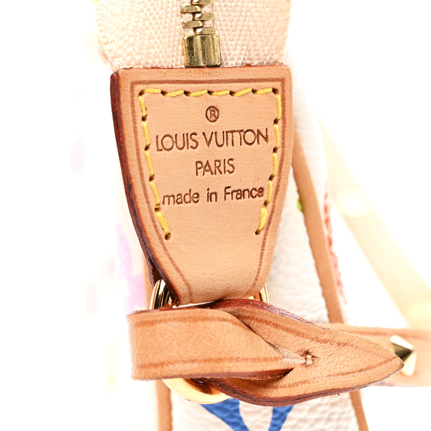 Louis Vuitton Monogram Multicolor Pochette Accessories White 6 of 9