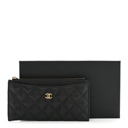 Chanel Caviar Quilted Classic Zip Pouch Black 8 of 8