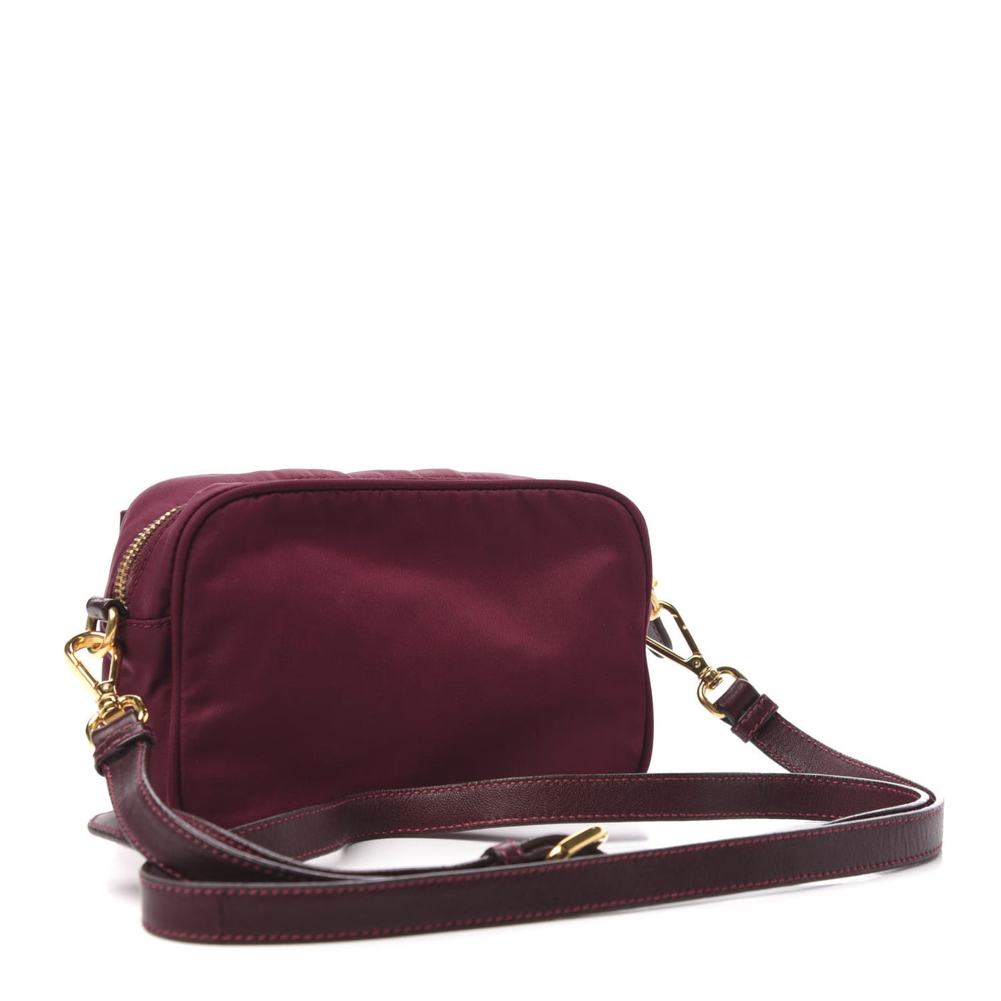 Tessuto Nylon Bow Camera Bag Bordeaux
