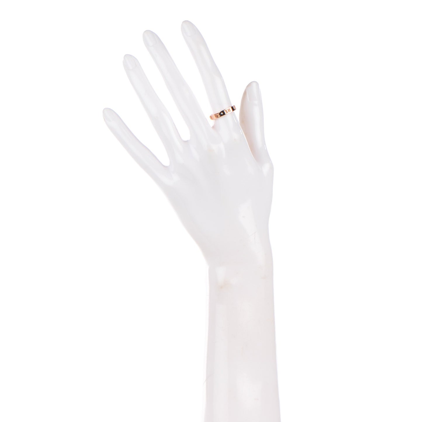 18K Rose Gold Diamond Atlas Pierced Ring 5.75