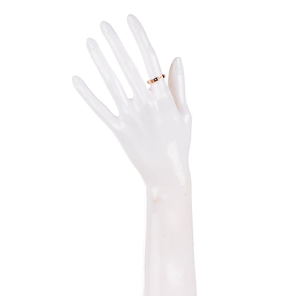 Tiffany 18K Rose Gold Diamond Atlas Pierced Ring 5.75 2 of 5