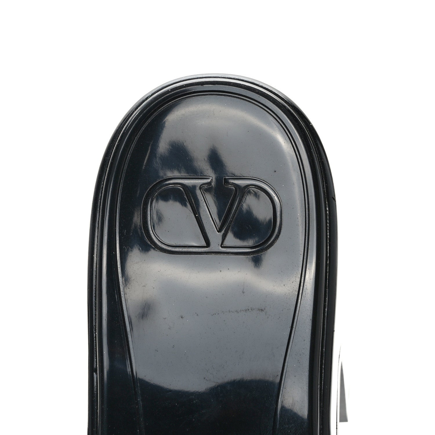 Valentino Garavani Rubber VLogo PM Platform Slide Sandals 40 Black 7 of 7