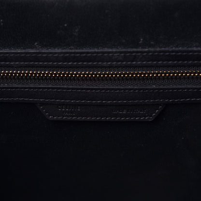 Celine Twill Smooth Calfskin Mini Luggage Dune Black 5 of 9