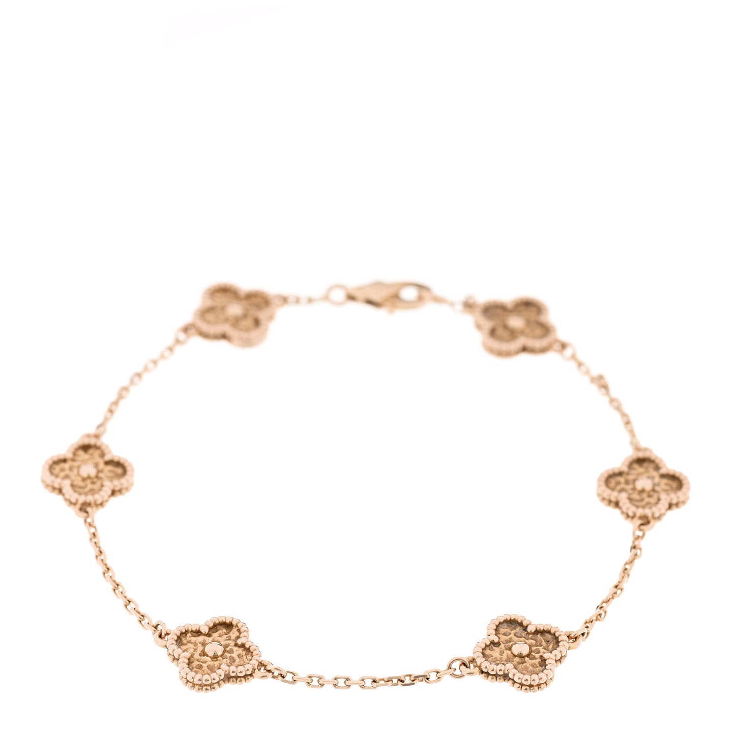 18K Rose Gold 6 Motifs Sweet Alhambra Bracelet