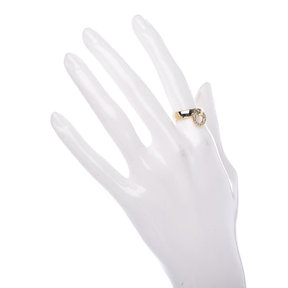 Tiffany 18K Yellow Gold Diamond Door Knocker Ring 50 5.25 2 of 6