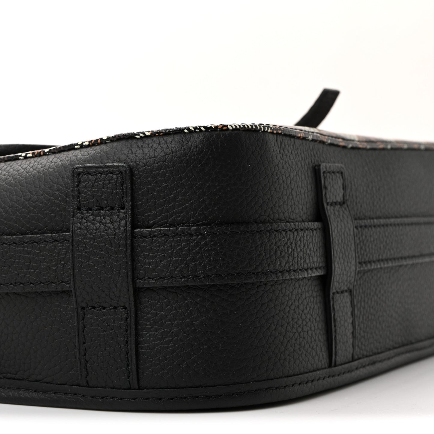 Goyardine Belvedere II MM Messenger Bag Black