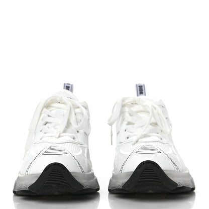 Christian Dior Matte Technical Fabric Mesh Dior Vibe Sneakers 37 White Silver 2 of 11