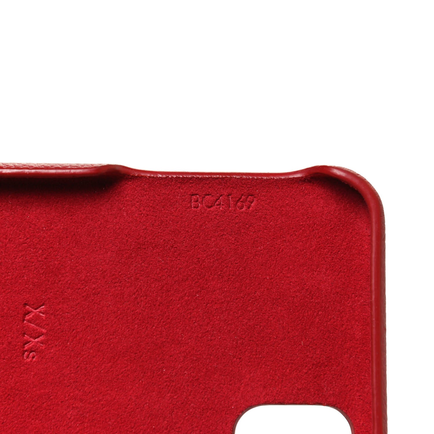 Louis Vuitton Calfskin Monogram iPhone X/XS Bumper Scarlet 6 of 8