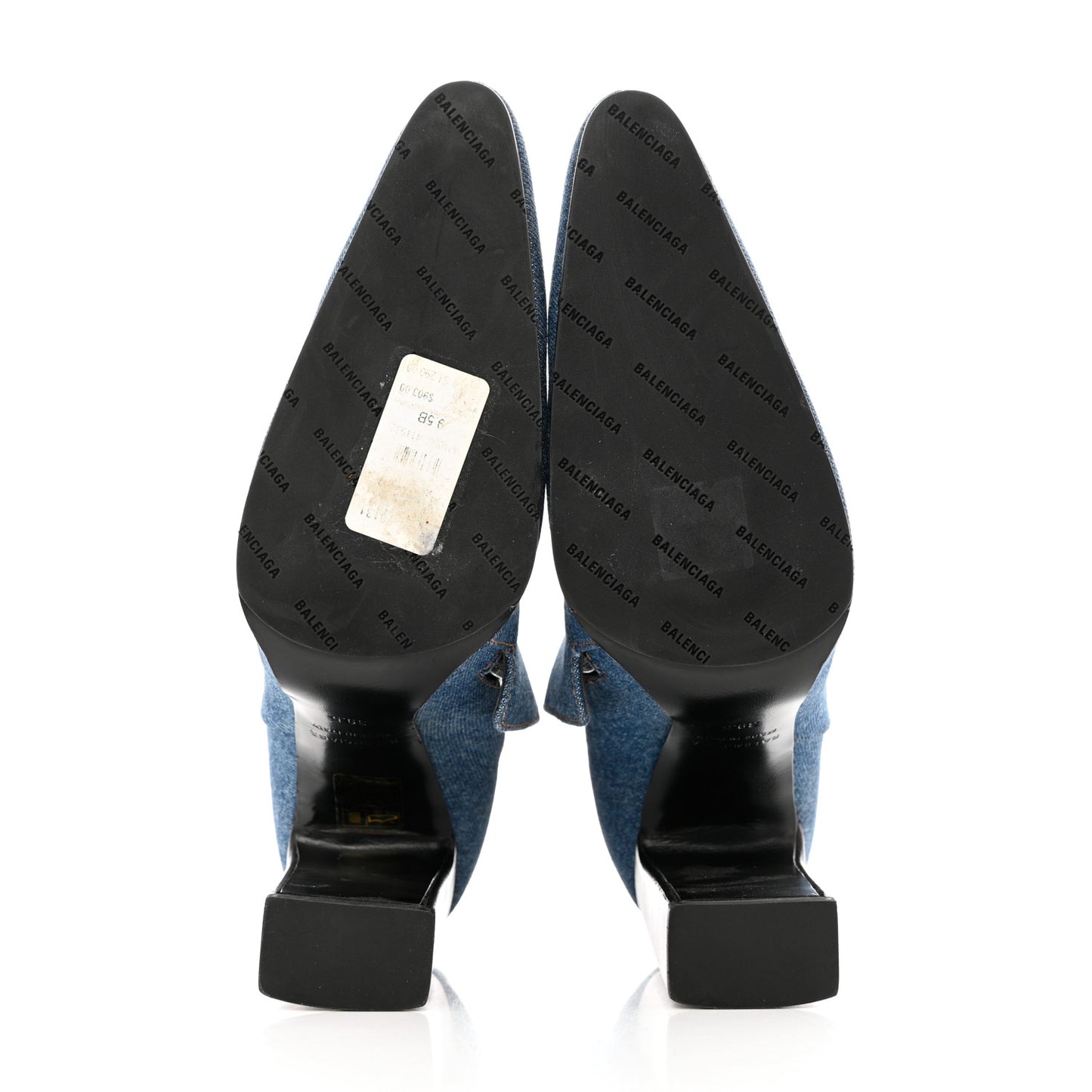 Denim Ankle Boots 39.5 Blue