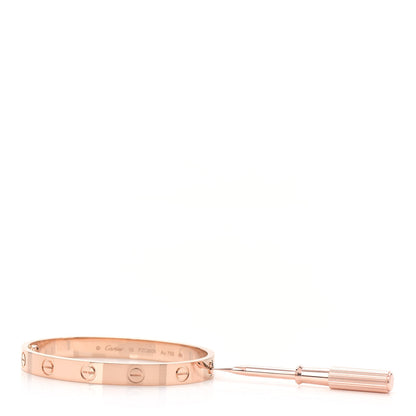 Cartier 18K Pink Gold LOVE Bracelet 15 5 of 6