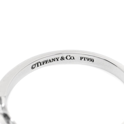 Tiffany Platinum Diamond Three Stone Milgrain Ring 52 6 4 of 4
