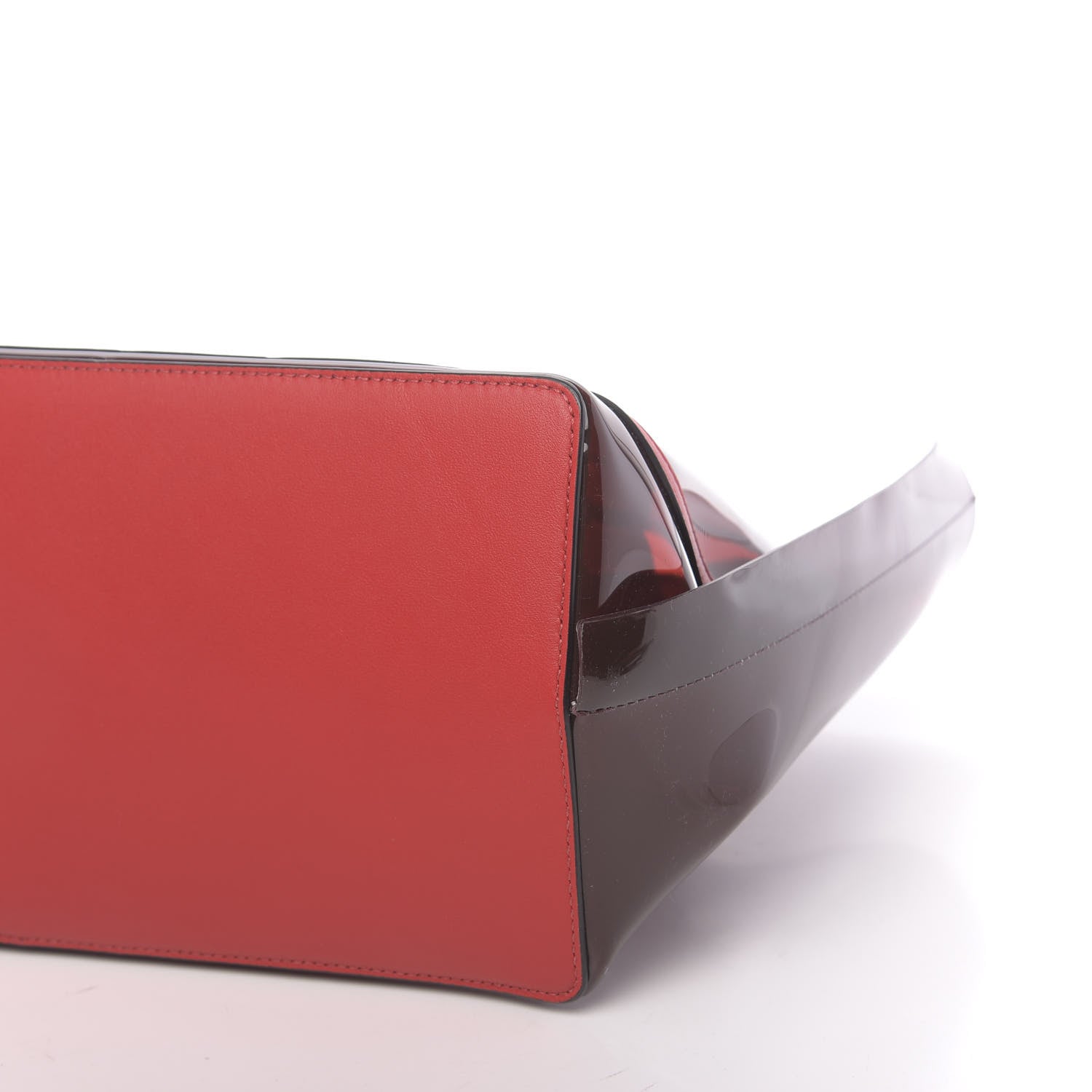 Valentino Garavani PVC Vlogo Small Escape Tote Red 9 of 9