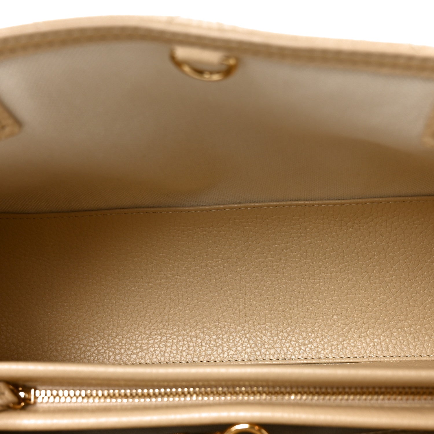 Chanel Grained Calfskin Stitched Urban Essentials Small Shopping Bag Beige 5 of 10