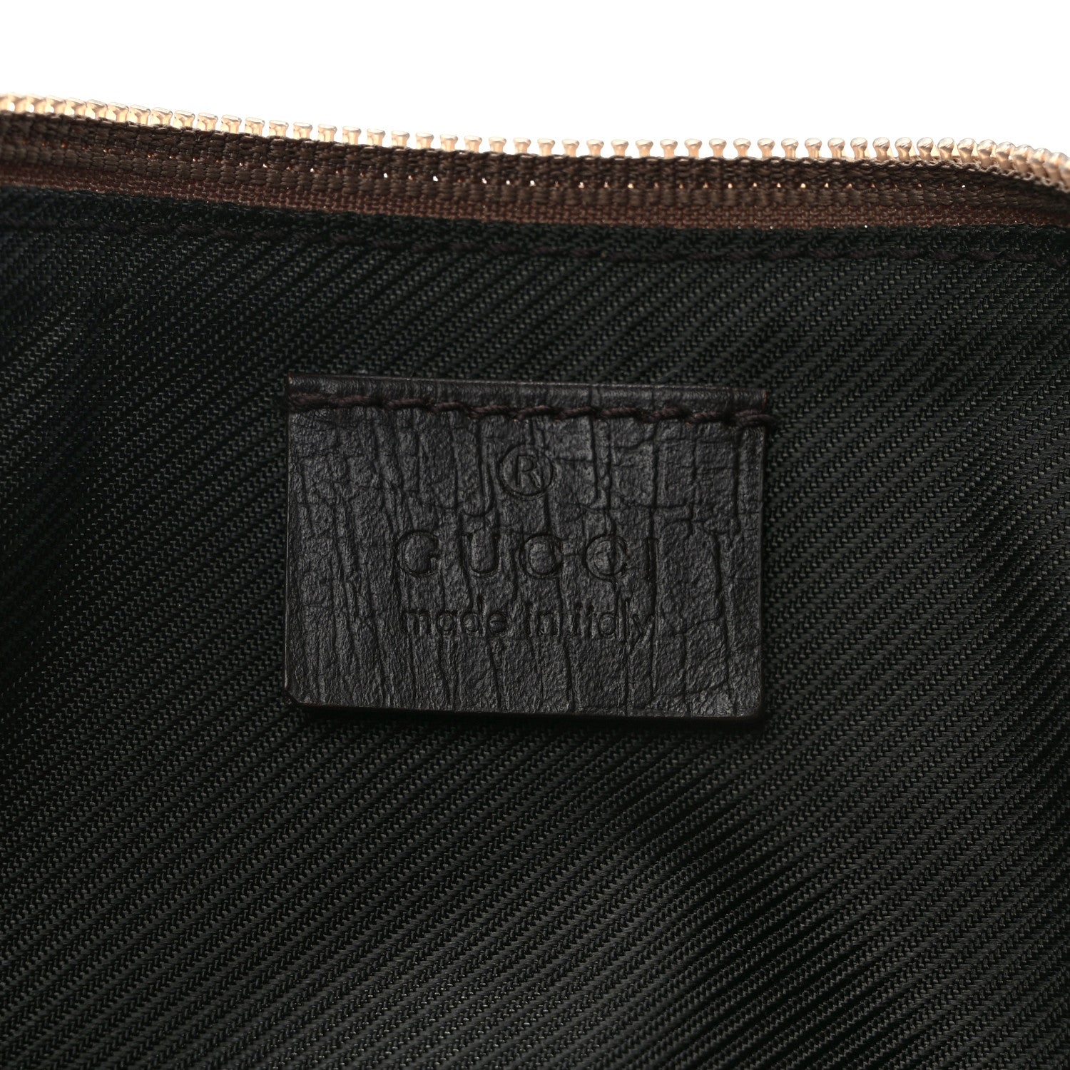 Gucci Monogram Web Boat Pochette Brown 5 of 8