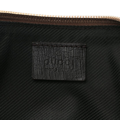 Gucci Monogram Web Boat Pochette Brown 5 of 8