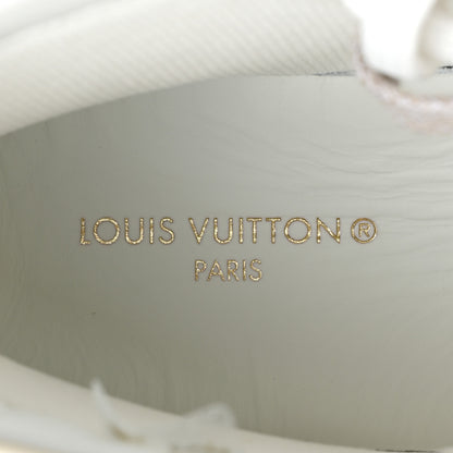 Louis Vuitton Denim Monogram Squad Sneaker Boots 37.5 Beige 9 of 10
