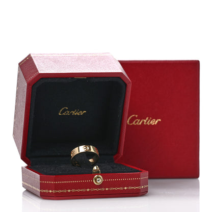 Cartier 18K Yellow Gold 5.5mm LOVE Ring 53 6.5 5 of 5