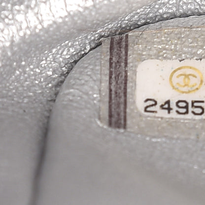 Chanel Metallic Caviar Quilted 2.55 Reissue 226 Flap Silver Black 7 of 7