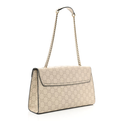 Gucci Guccissima Signature Medium Emily Chain Shoulder Bag Mystic White 3 of 10