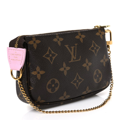 Louis Vuitton Monogram 2021 Christmas Animation Japanese Garden Mini Pochette Accessories Wisteria Pink 3 of 7