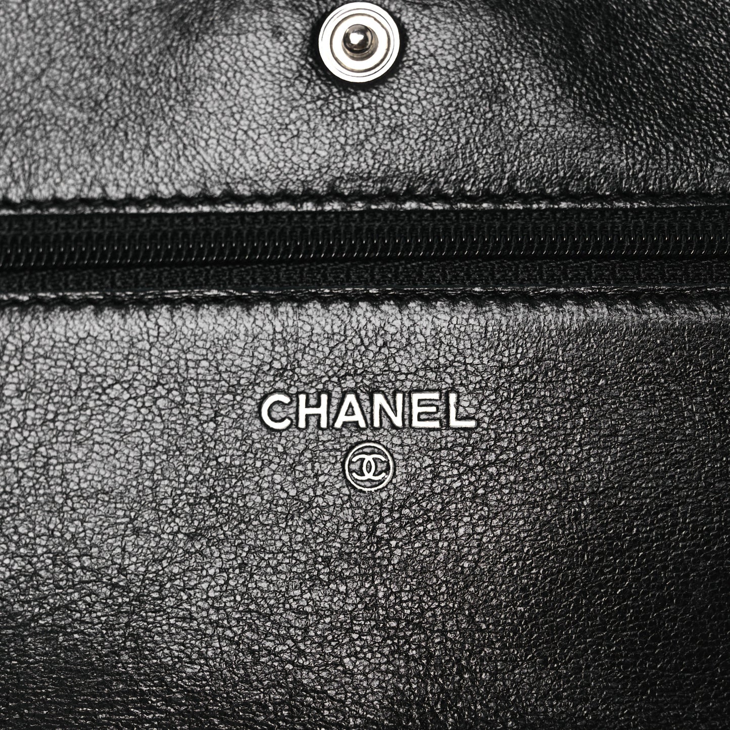 Aged Calfskin Quilted Reissue Wallet On Chain WOC Black