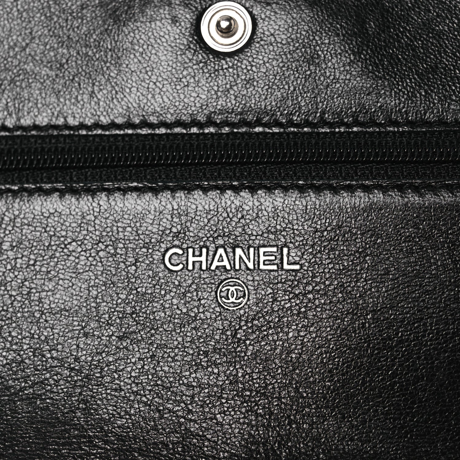 Chanel Aged Calfskin Quilted Reissue Wallet On Chain WOC Black 5 of 13