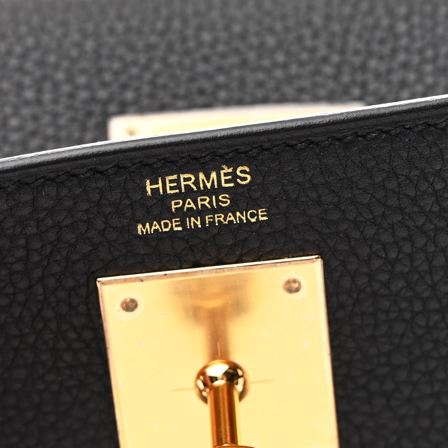 Hermes Togo Kelly Retourne 28 Black 6 of 11