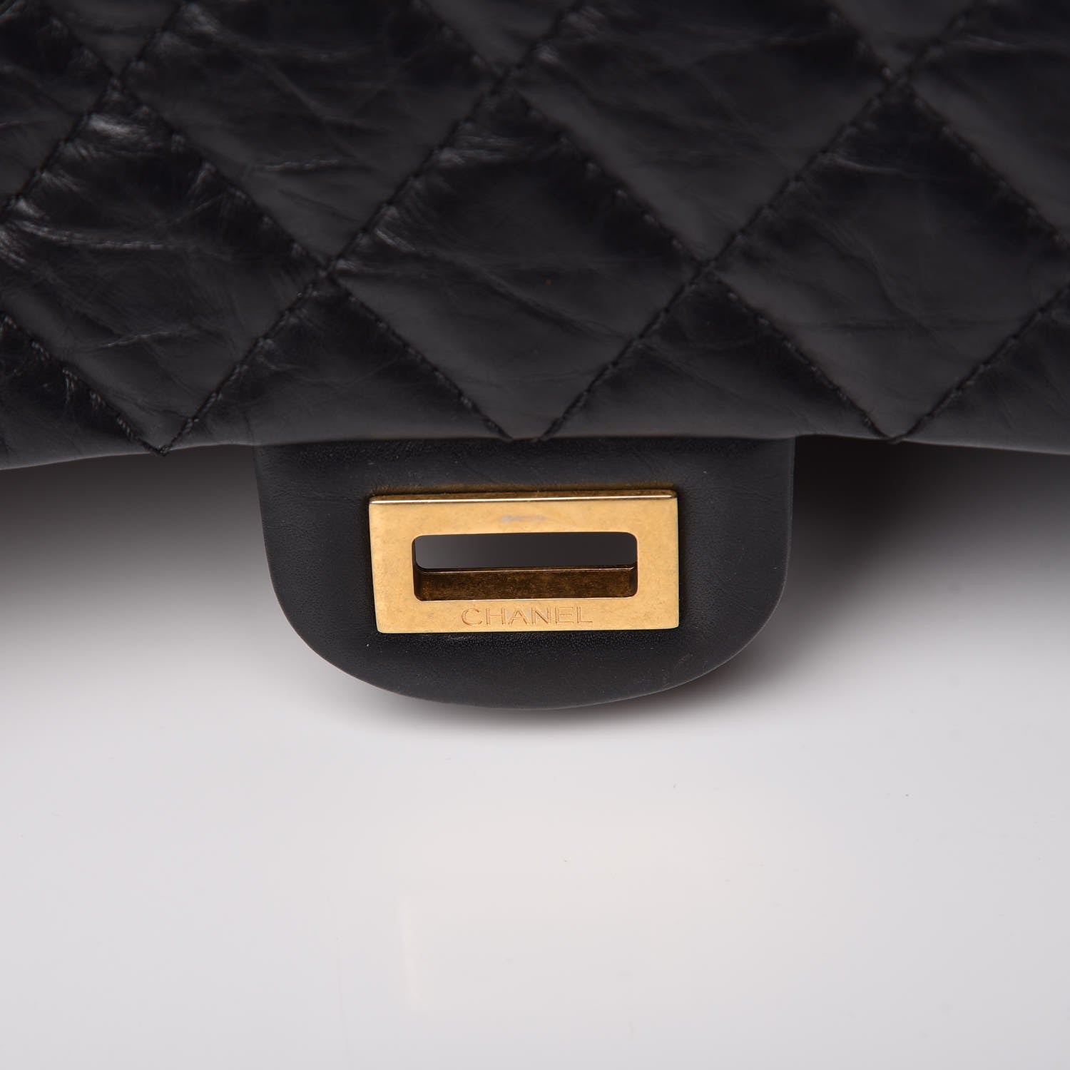 Chanel Aged Calfskin Quilted 2.55 Reissue 226 Flap Black 10 of 19