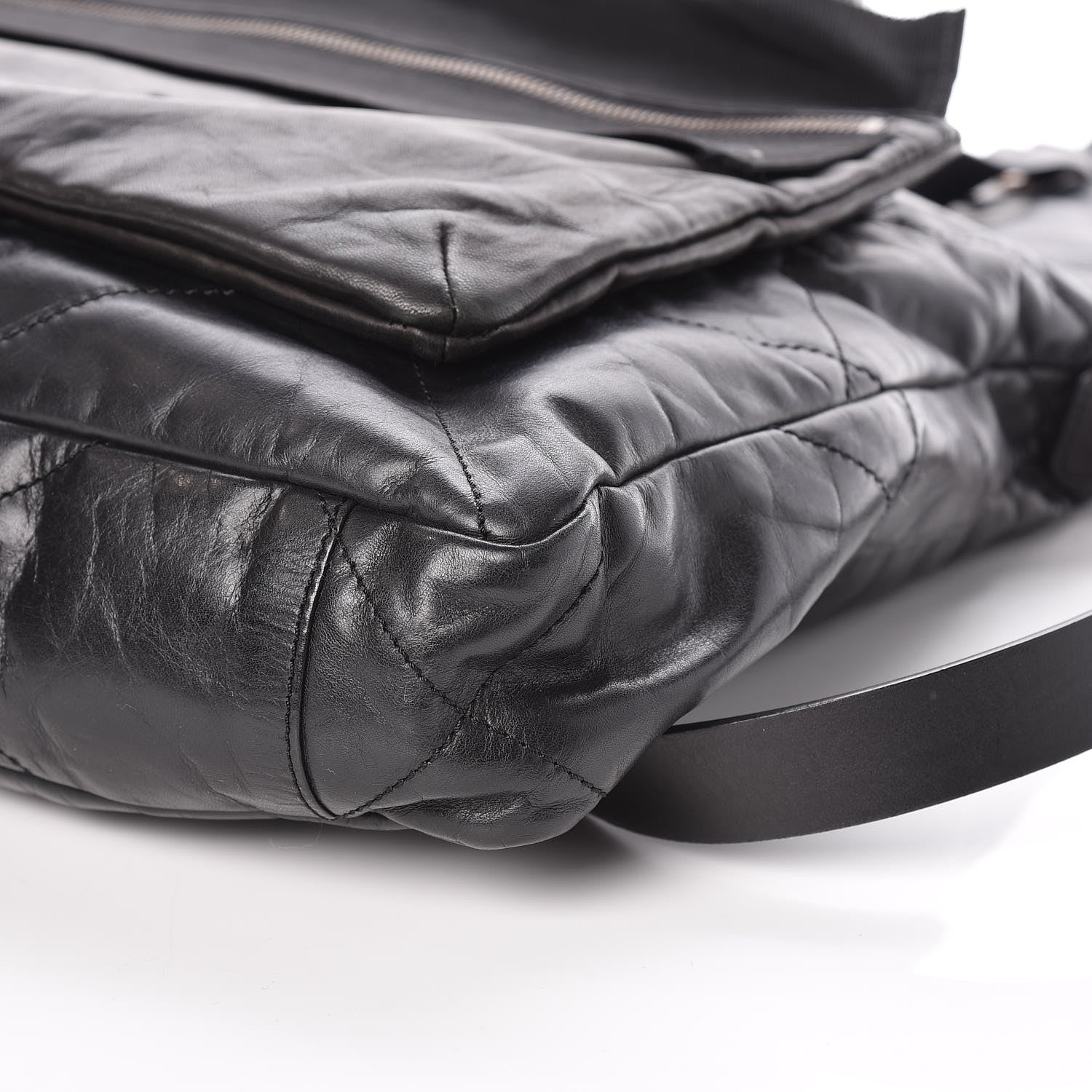 Lanvin Calfskin Quilted Dear Danae Shoulder Bag Black 8 of 8