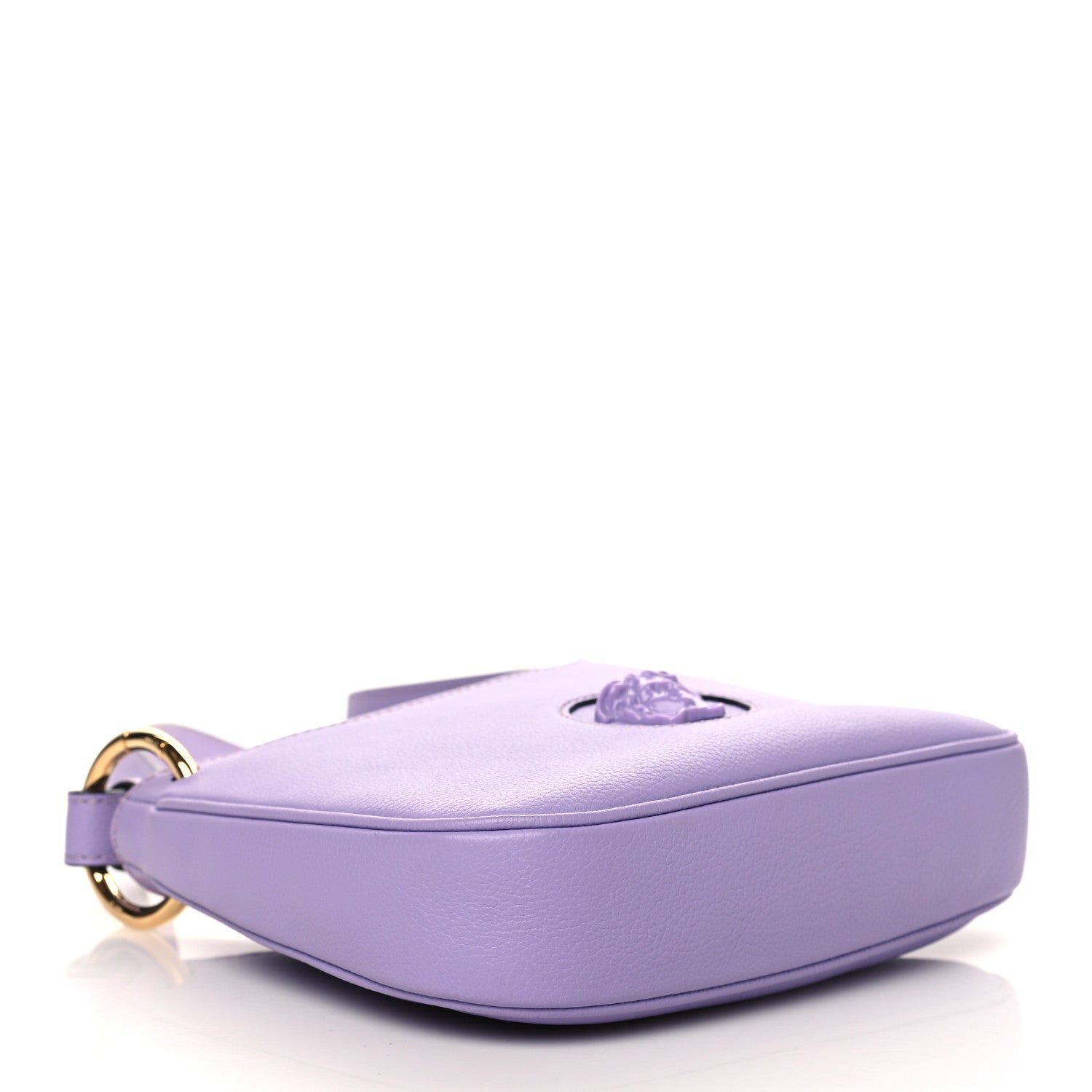 Versace Calfskin La Medusa Small Hobo Crossbody Lilac 3 of 5