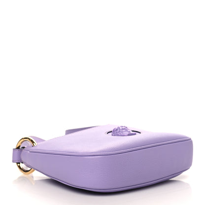 Versace Calfskin La Medusa Small Hobo Crossbody Lilac 3 of 5
