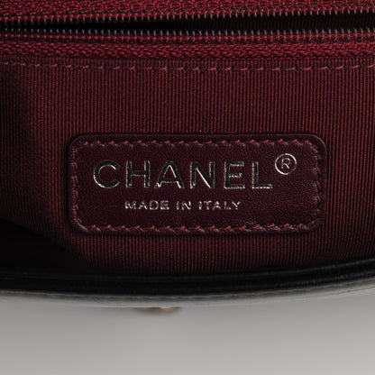 Chanel Glazed Calfskin Quilted Large Coco Boy Flap Black 6 of 9