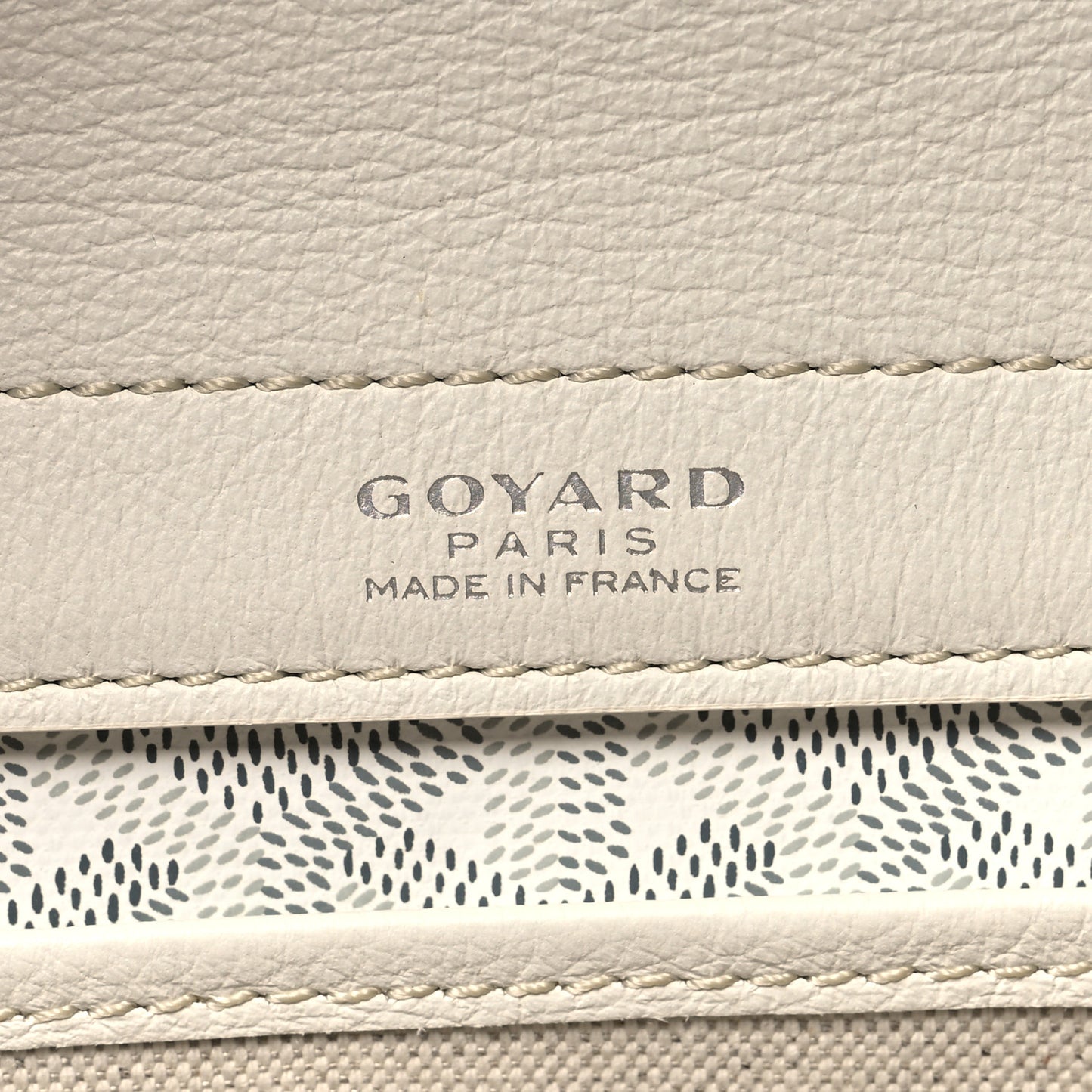 Goyardine Rouette PM White