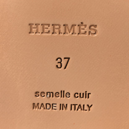 Hermes Calfskin Neo Low Boots 37 Black 8 of 12
