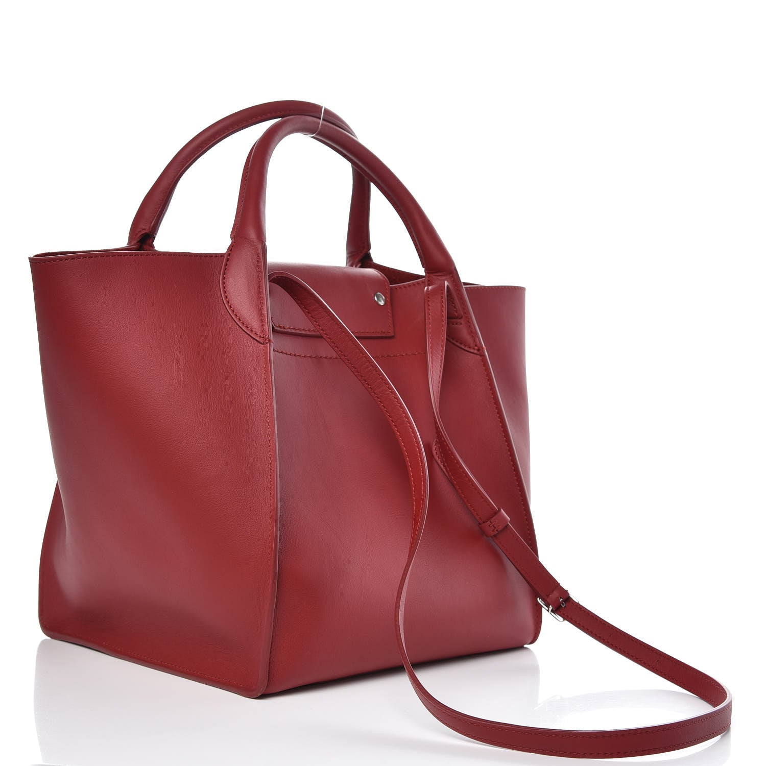 Celine Supple Grained Calfskin Small Big Bag Red 3 of 7
