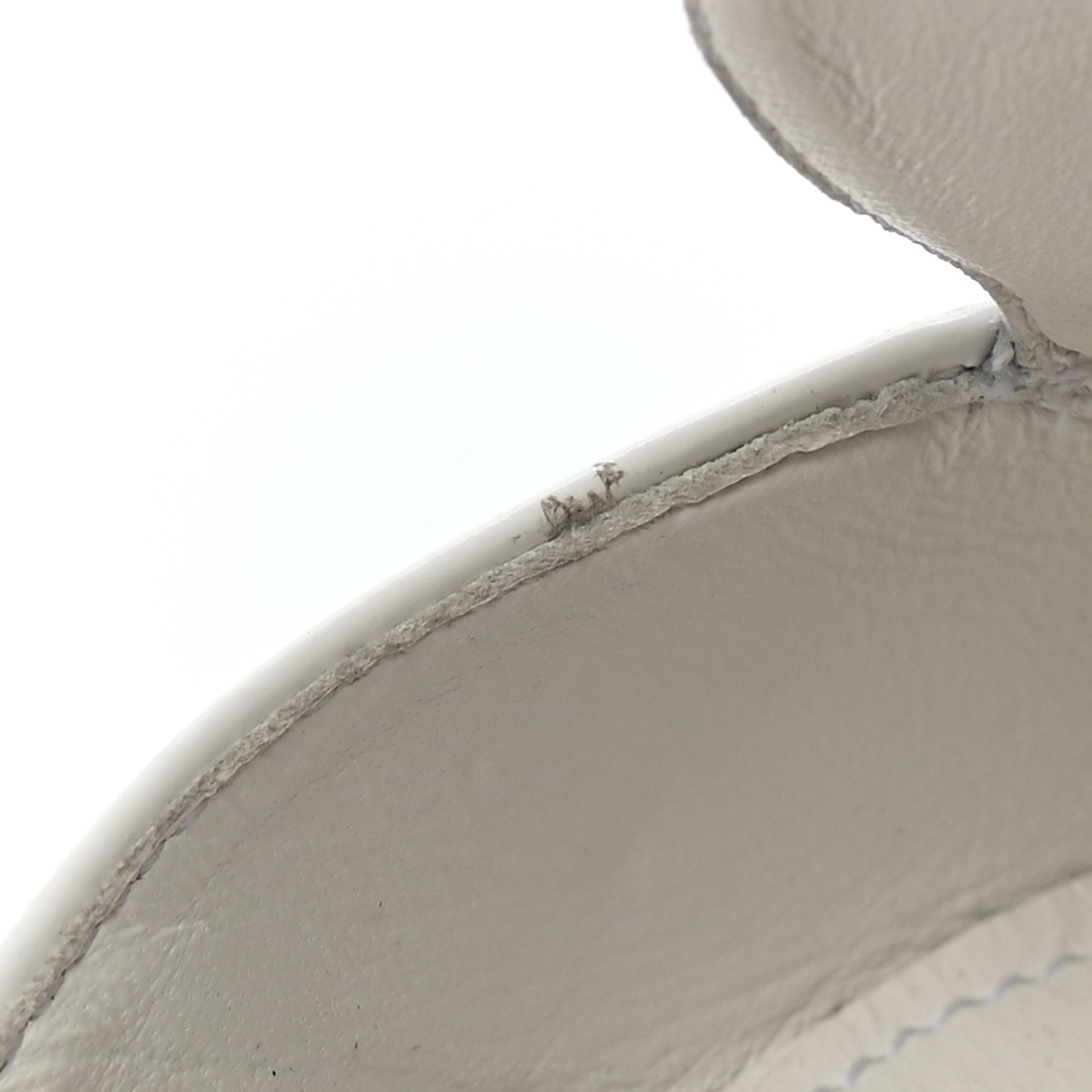 Prada Spazzolato Triangle Logo Pointed Toe 55mm Mules 38.5 White 11 of 17