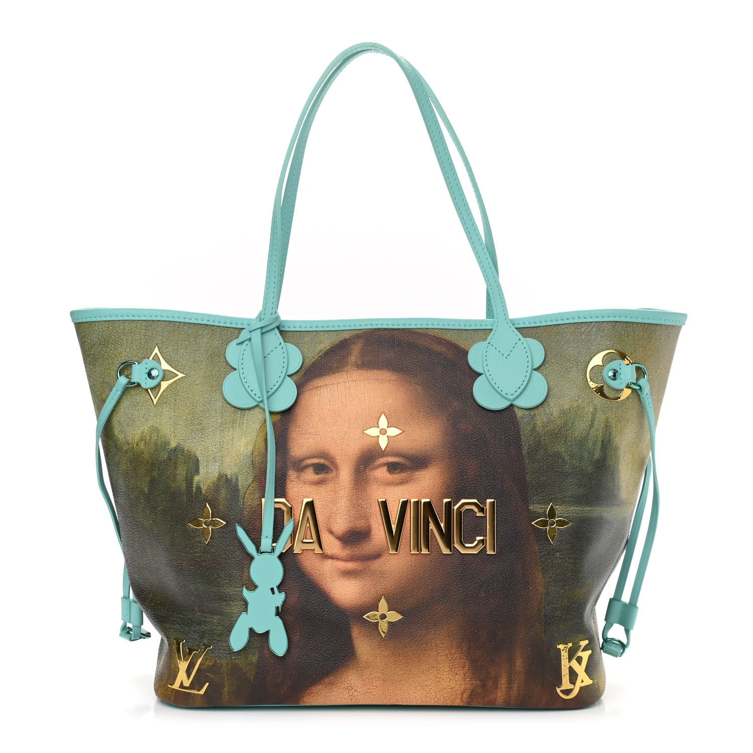 Louis Vuitton Masters Da Vinci Neverfull MM Vert D’eau 1 of 9