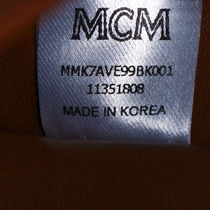 MCM Visetos Small Side Stud Stark Backpack Black 6 of 12