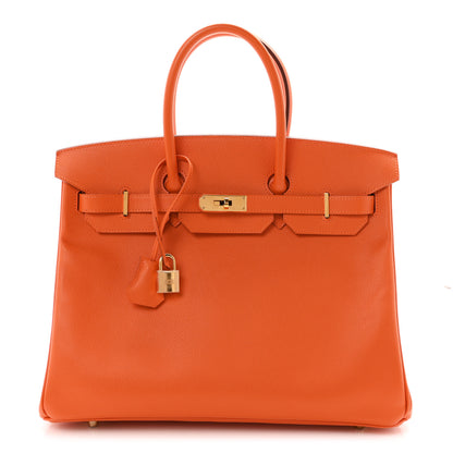Hermes Epsom Birkin 35 Orange 1 of 10