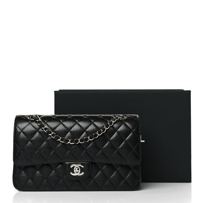 Chanel Caviar Quilted Medium Double Flap Black 9 of 9