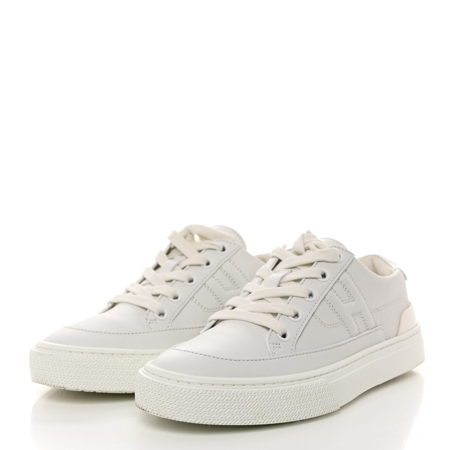 Calfskin Deep Sneakers 35 White