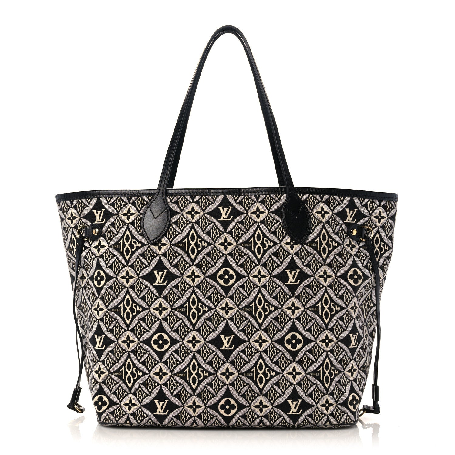 Louis Vuitton Jacquard Since 1854 Neverfull MM Grey 3 of 10