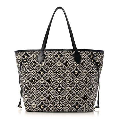 Louis Vuitton Jacquard Since 1854 Neverfull MM Grey 3 of 10
