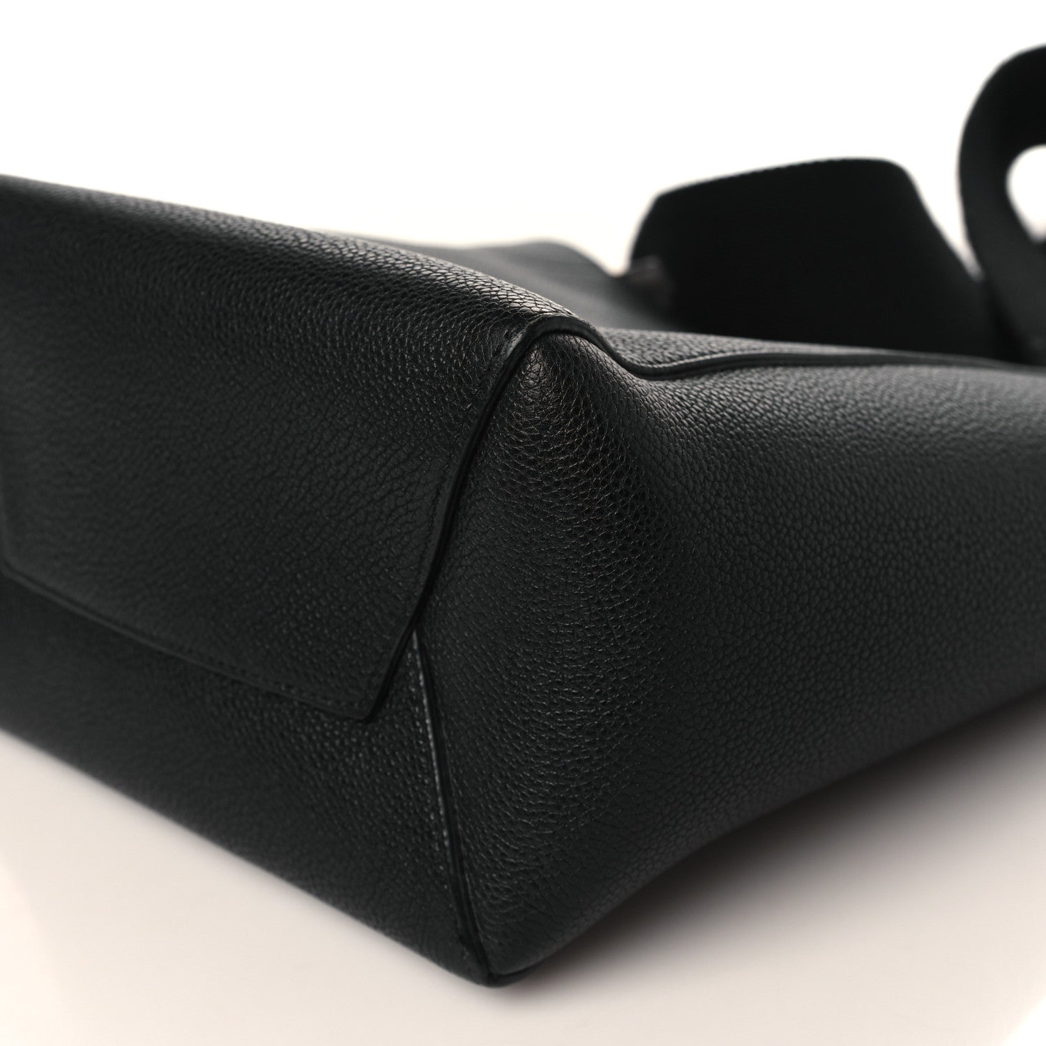 Celine Soft Grained Calfskin Small Sangle Bucket Bag Black 8 of 8