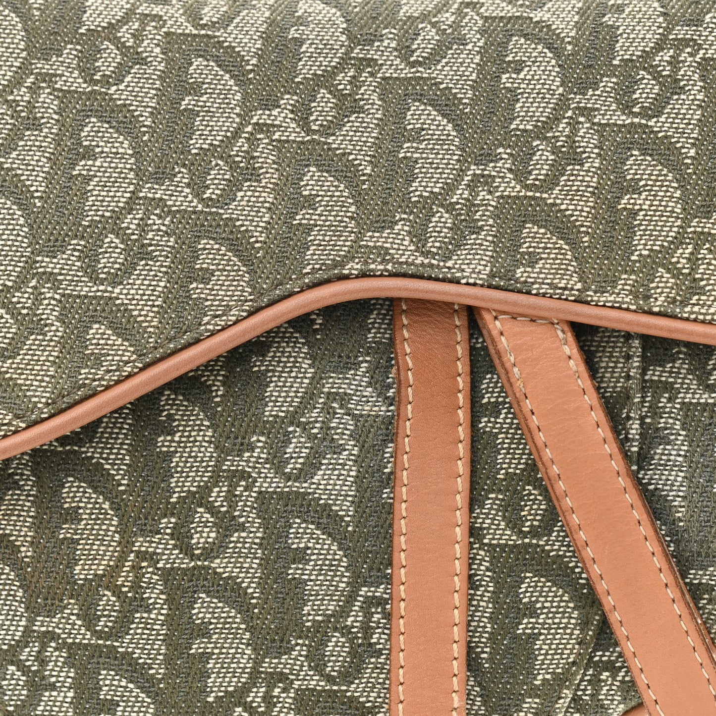 Monogram Saddle Bag Green