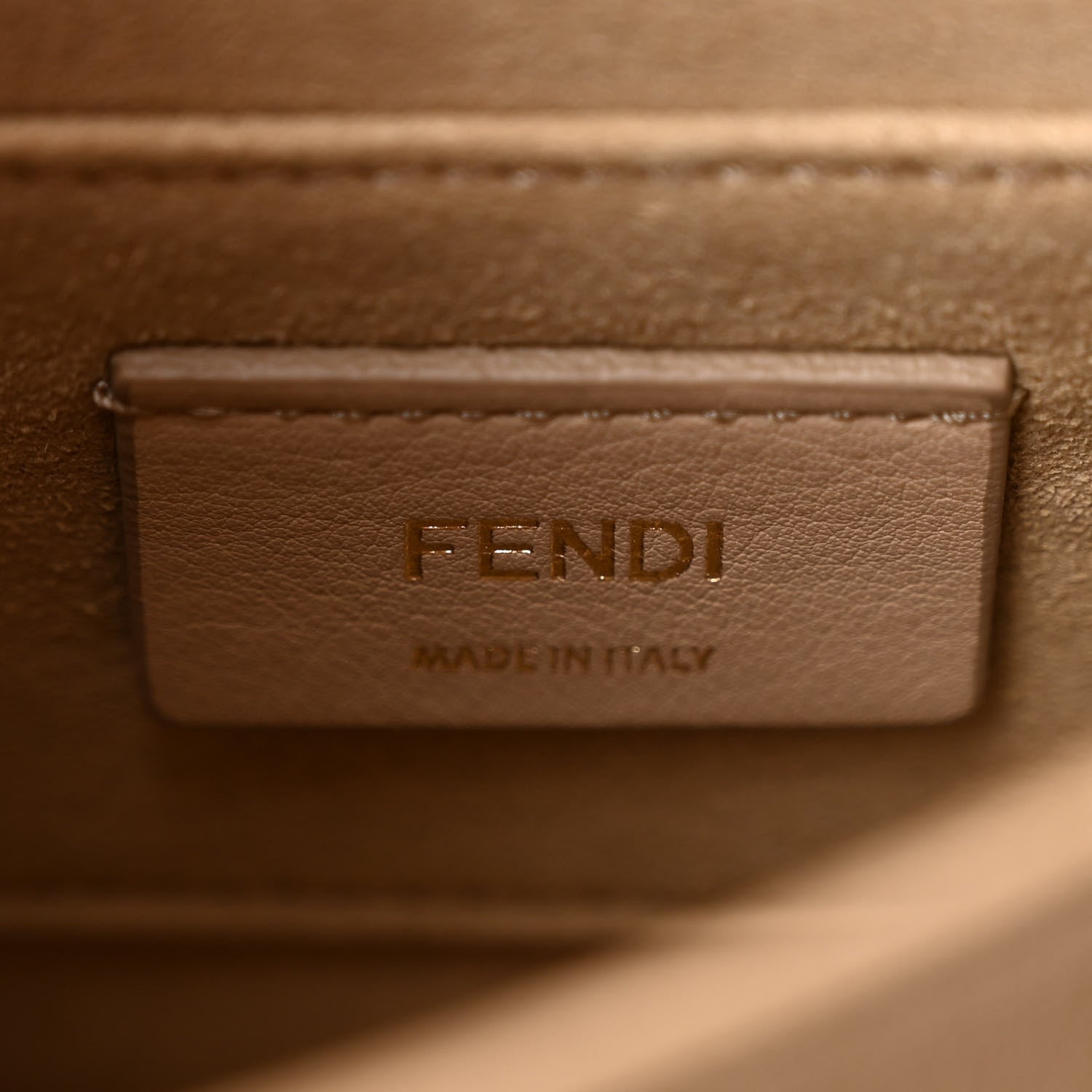 Fendi Vitello Liberty Whipstitch Bow Small Kan I Shoulder Bag Plaster Multicolor 6 of 10