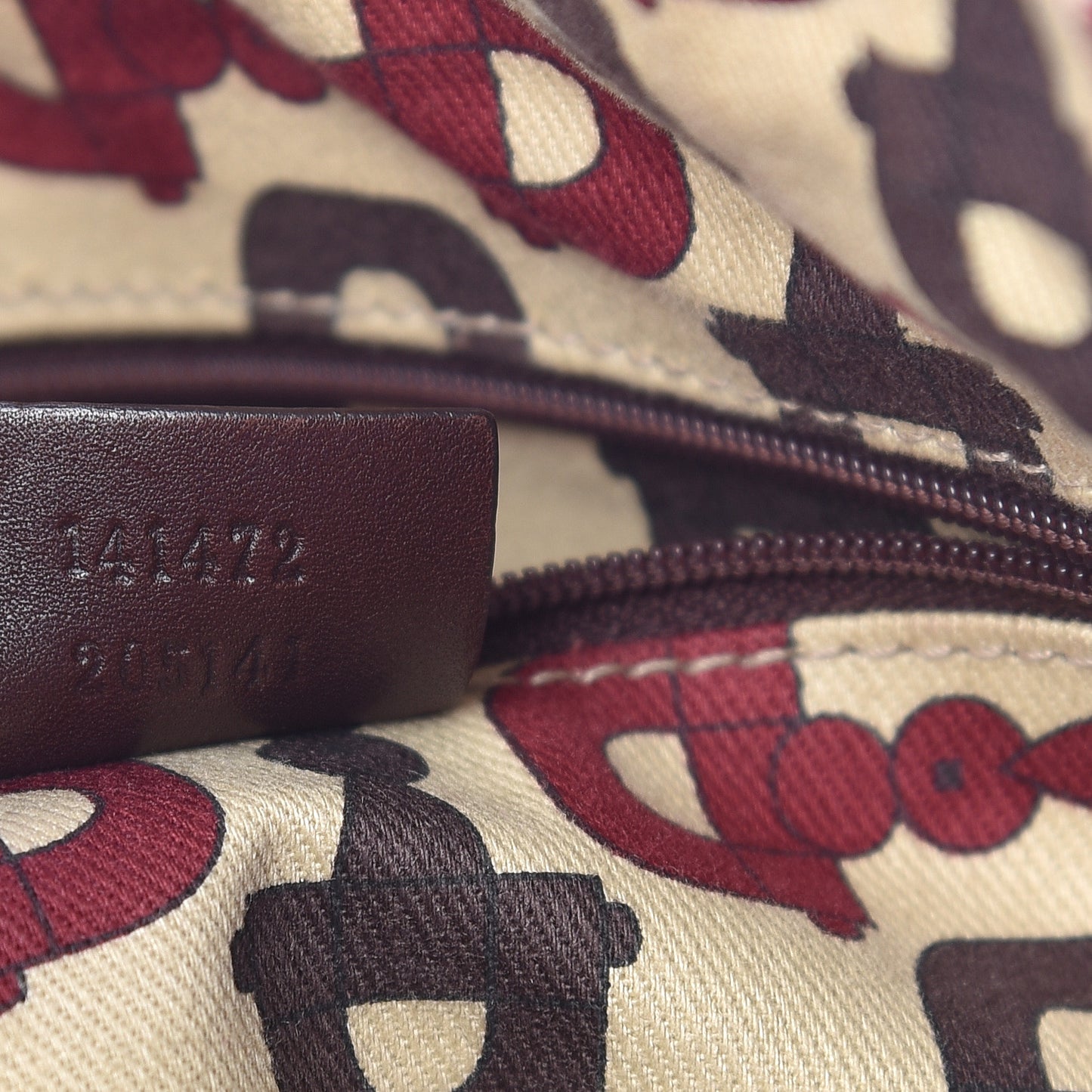 Guccissima Large Abbey Tote Dark Brown