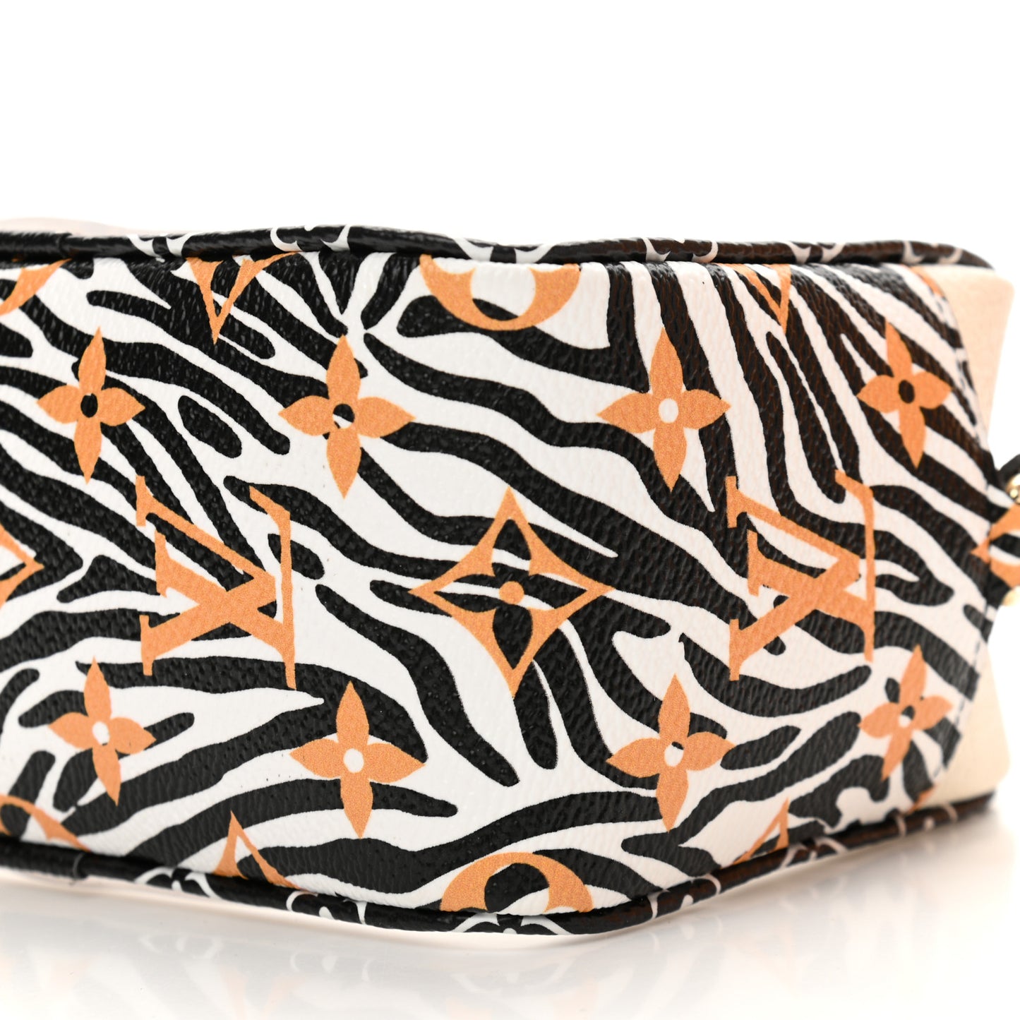 Monogram Giant Jungle Beach Pouch Ivory