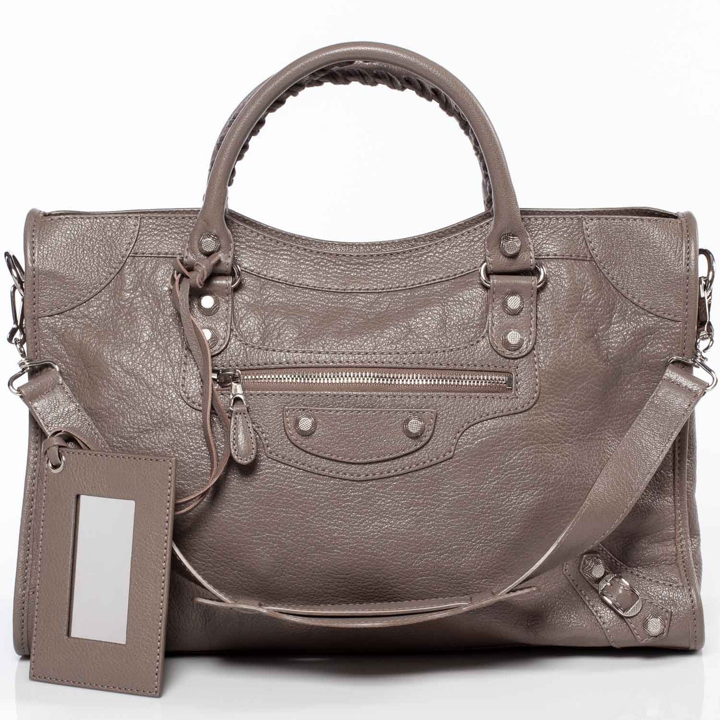 Chevre Giant 12 Silver Hardware City Gris Poivre